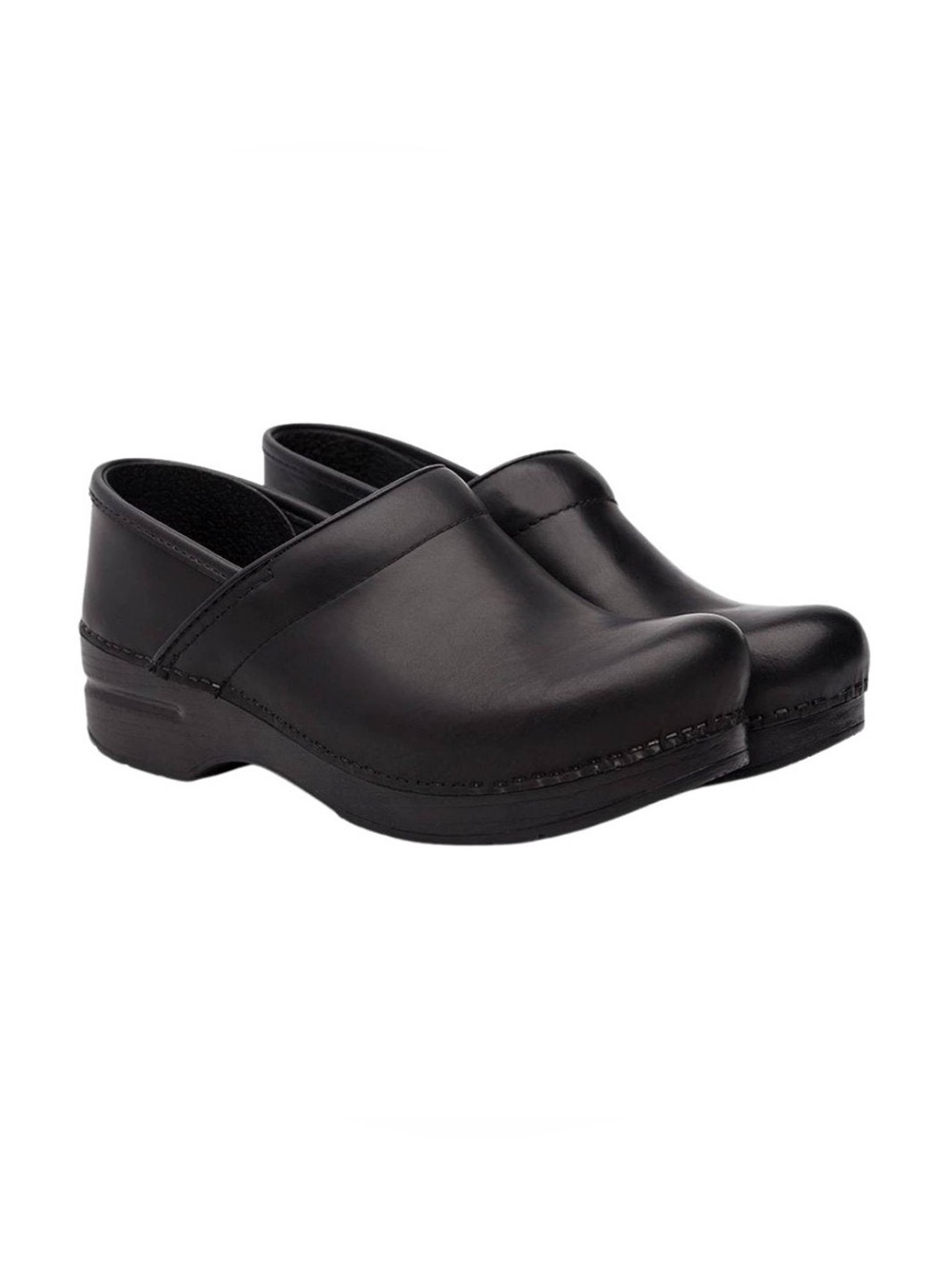 Dansko Women's Professional Clogs - Black Cabrio, 36/5.5-6 Wide
